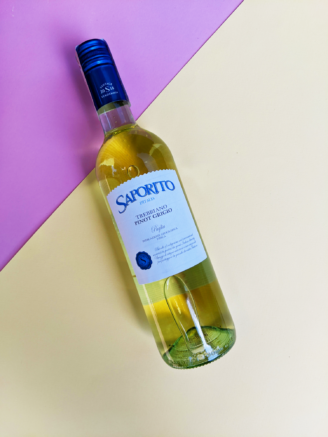 Saporito Trebbiano Pinot Grigio вино белое 0.75л 2